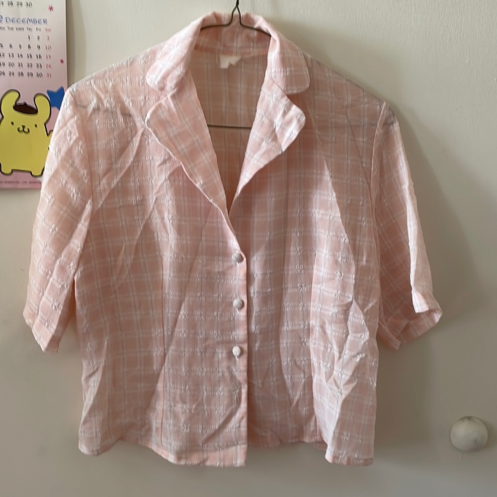 Vintage French button up size small